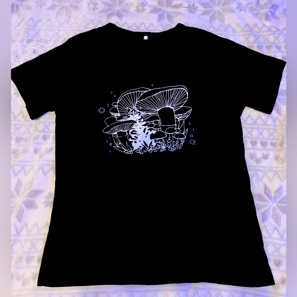 Mushroom Cat T-shirt